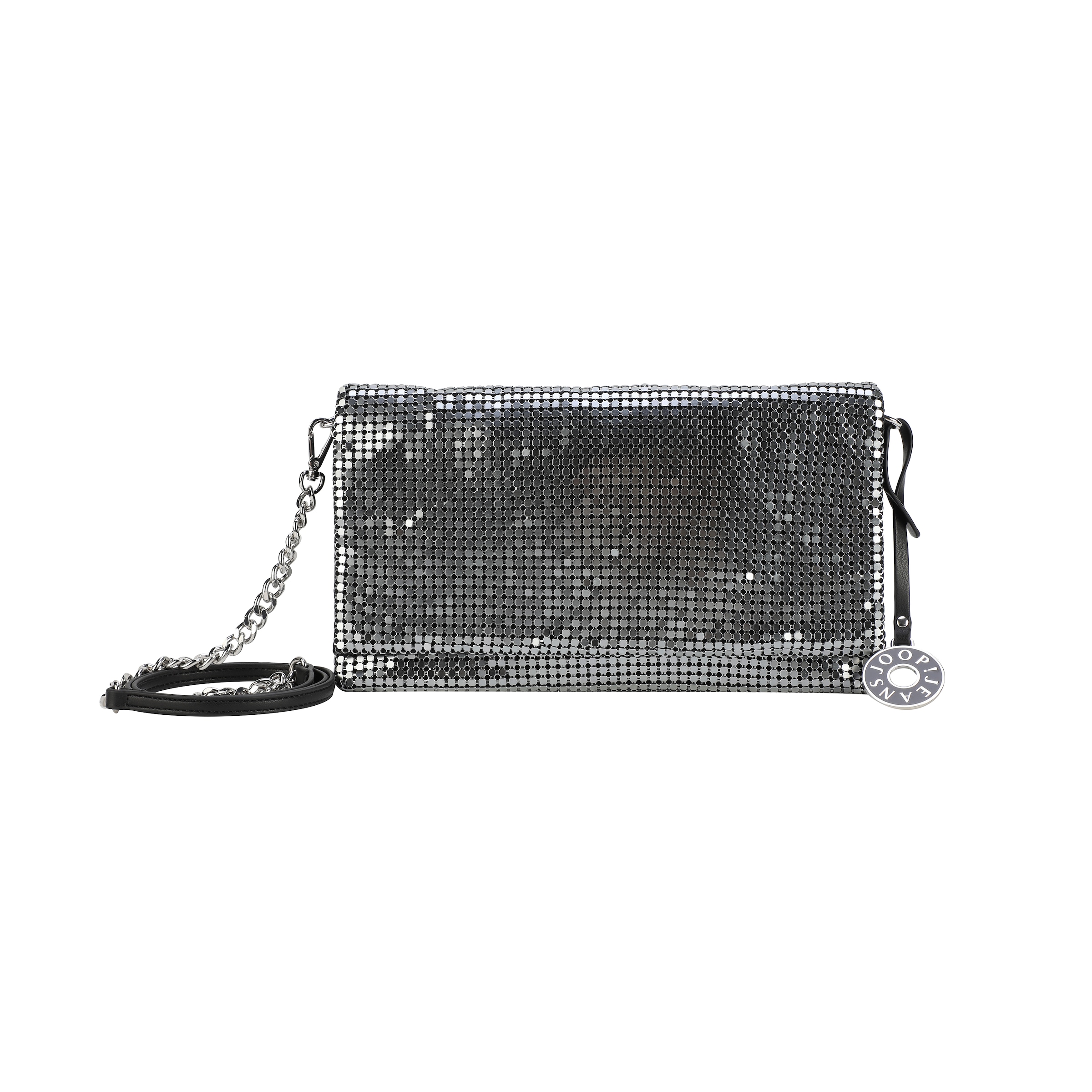 JOOP! Jeans Clutch 'Serata Luce Cadea' in Silber: Vorderseite