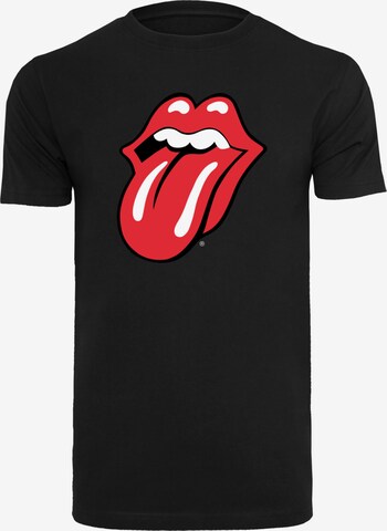 T-Shirt 'The Rolling Stones' F4NT4STIC en noir : devant