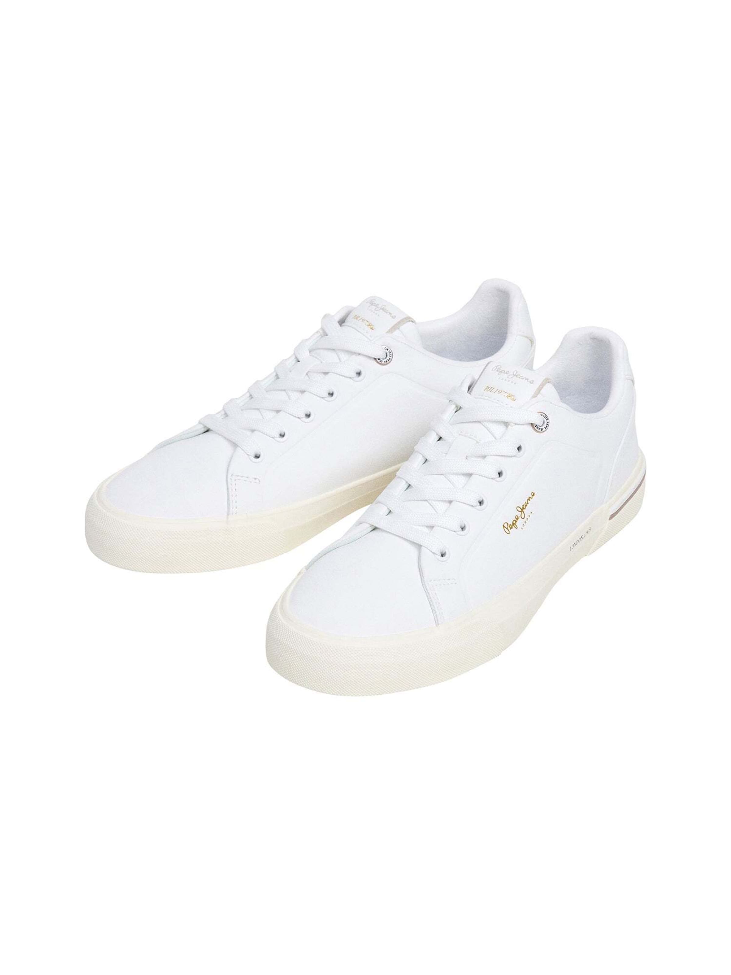 Sneaker bassa 'Kenton One' di Pepe Jeans in bianco