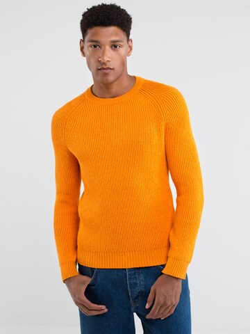 BIG STAR Sweater ' OLSON ' in Orange: front