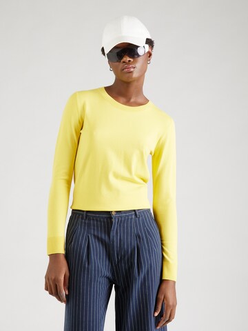 Pull-over Sisley en jaune : devant