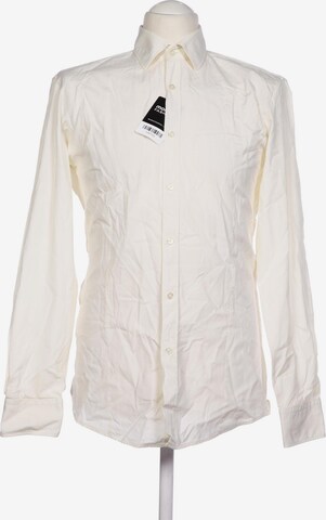 HUGO Button Up Shirt in S in White: front