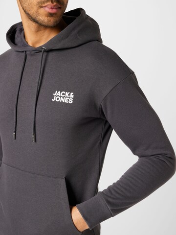 JACK & JONES Sweatshirt 'Thx' in Grey