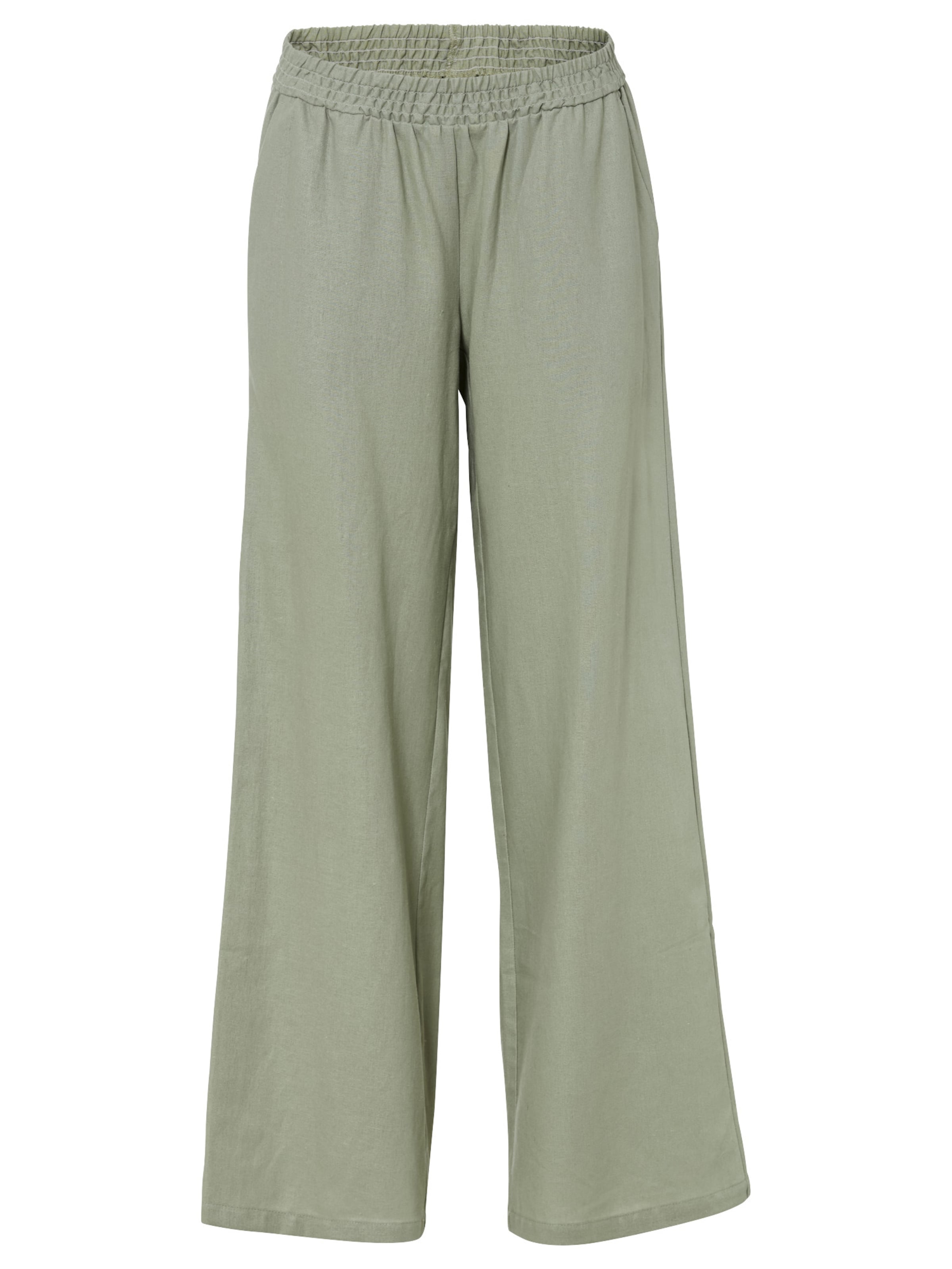bonprix Loosefit Hose in Grün: Vorderseite
