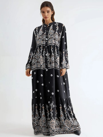 Hiccup Maxi Kleid in Mischfarben: Vorderseite