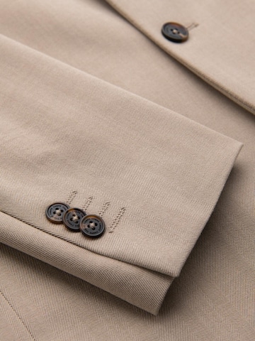 Ombre Regular fit Business blazer 'OM-BLZB-0135' in Beige