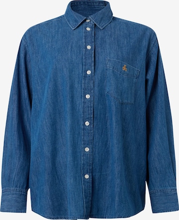 Gap Petite Bluse 'BRANNAN' in Blau: Vorderseite
