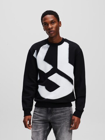 KARL LAGERFELD JEANS - Sudadera en negro: frente
