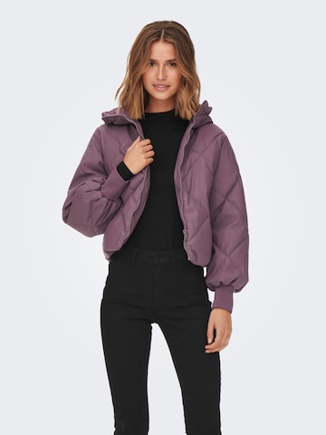 JDY Prehodna jakna 'Ulrikka' | vijolična barva: sprednja stran