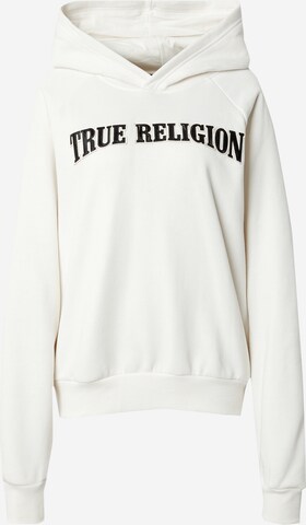 True Religion Sweatshirt in White: front