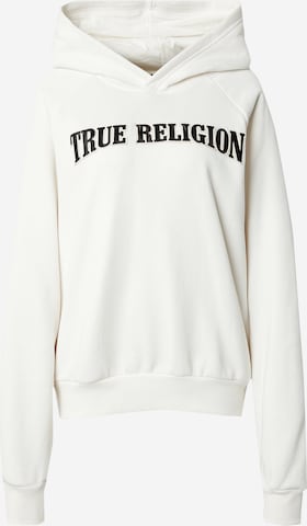 True Religion Sweatshirt in Wit: voorkant