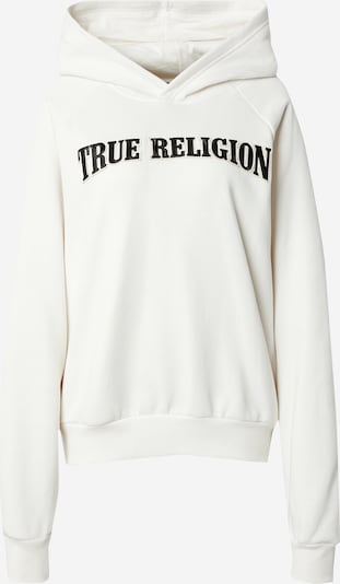 Bluză de molton True Religion pe negru / alb natural, Vizualizare produs
