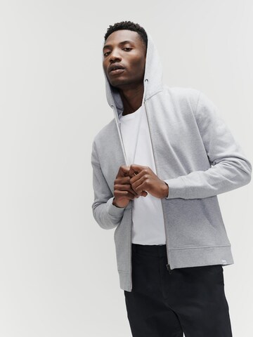 SANVT Sweat jacket 'The Zip Hoodie' in Grey
