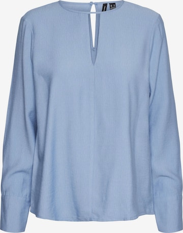 VERO MODA - Blusa en azul: frente