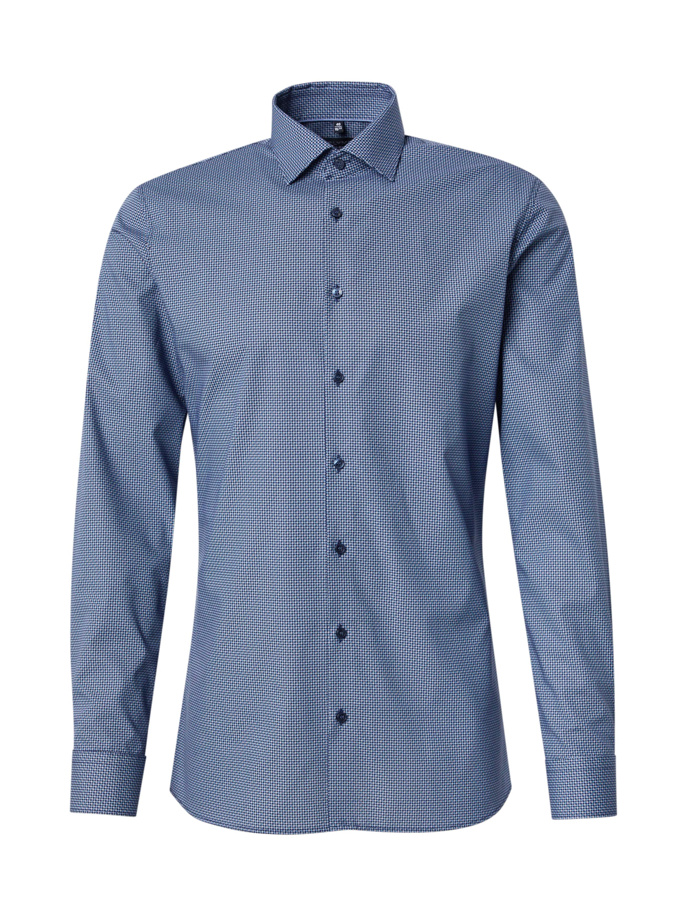 OLYMP Slim fit Πουκάμισο σε μπλε: μπροστά