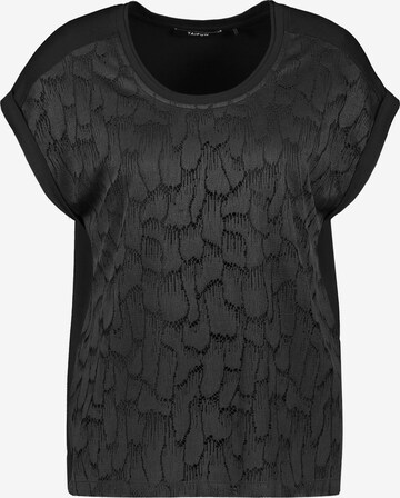 T-shirt TAIFUN en noir : devant