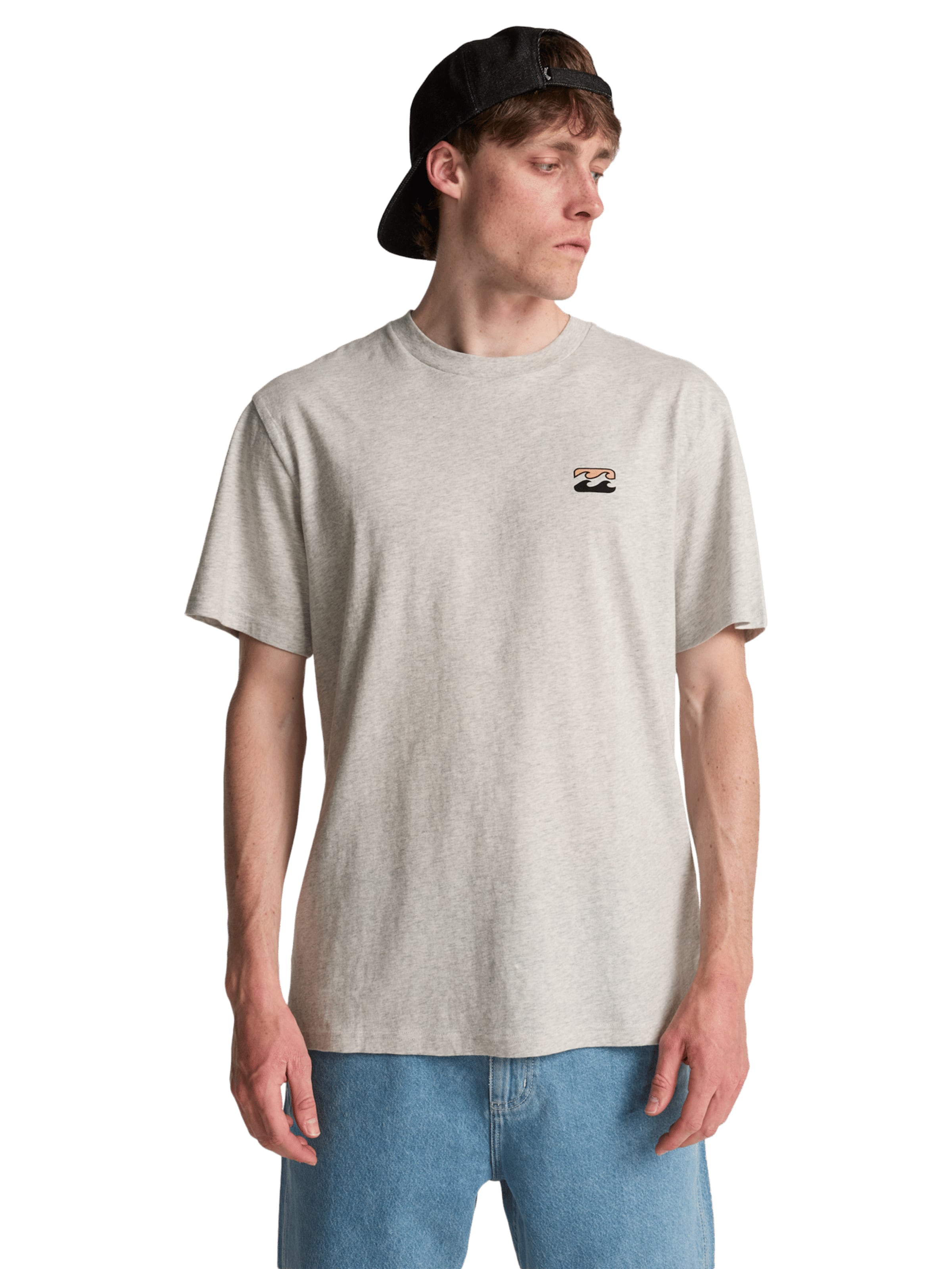 BILLABONG Shirt 'Icon Wave' in Grey: front