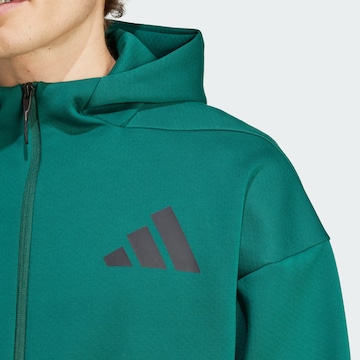 ADIDAS SPORTSWEAR Sports sweat jacket 'Z.N.E.' in Green