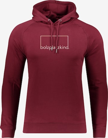Bolzplatzkind Sweatshirt in Red: front