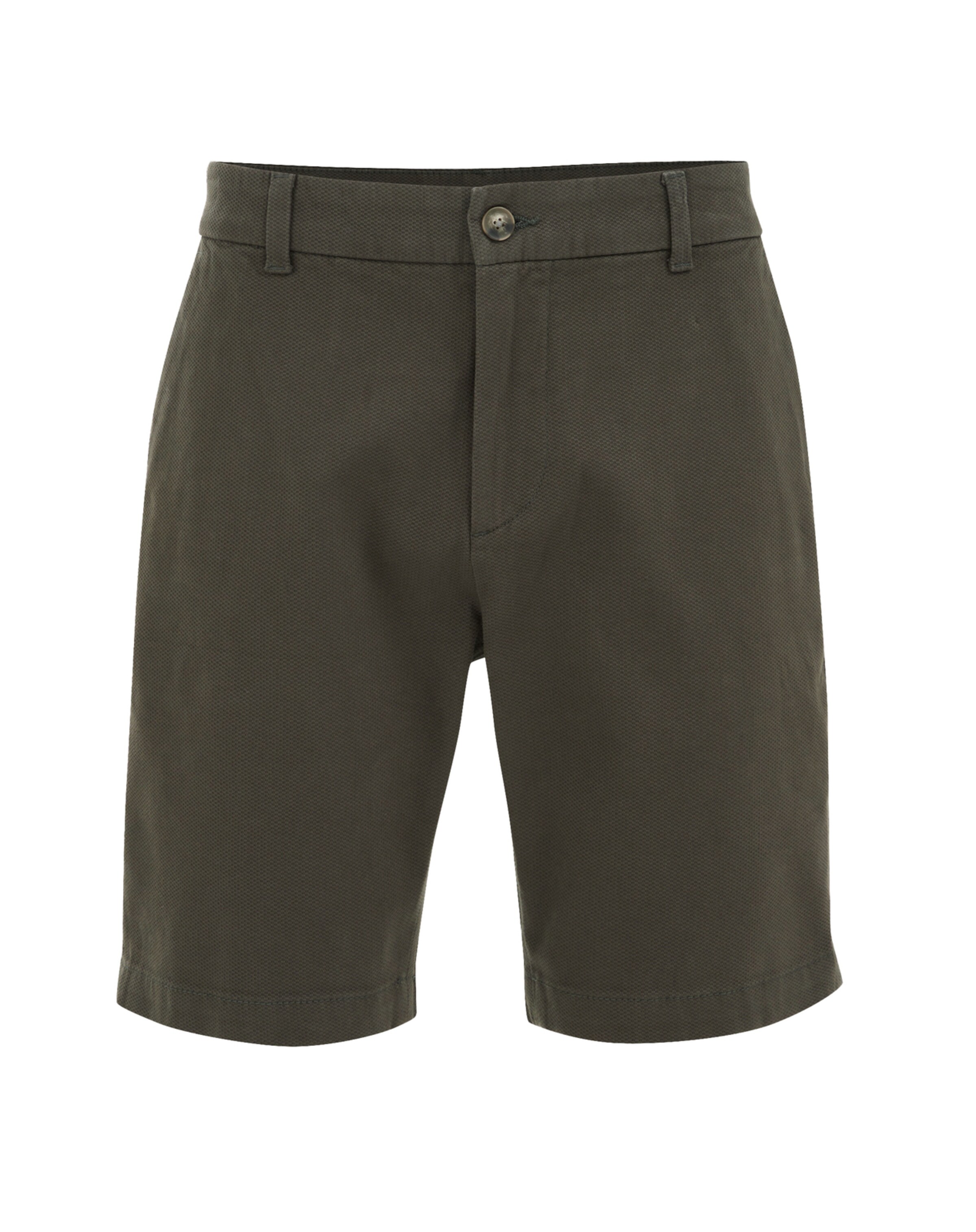 WE Fashion Normální Chino kalhoty – zelená: přední strana