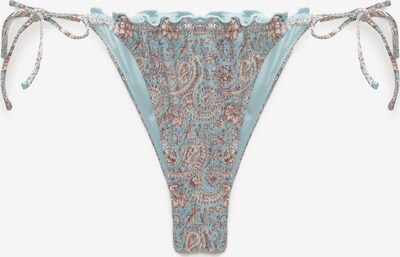 Pull&Bear Bikini hlačke | bež / svetlo modra barva, Prikaz izdelka