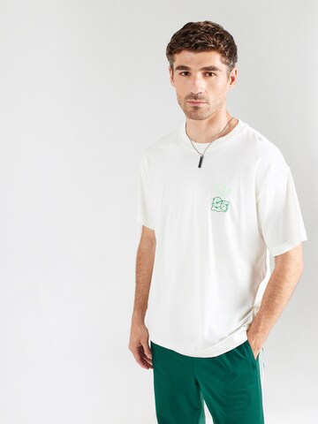 Tricou 'ICED LATTE' de la ADIDAS ORIGINALS pe alb: față