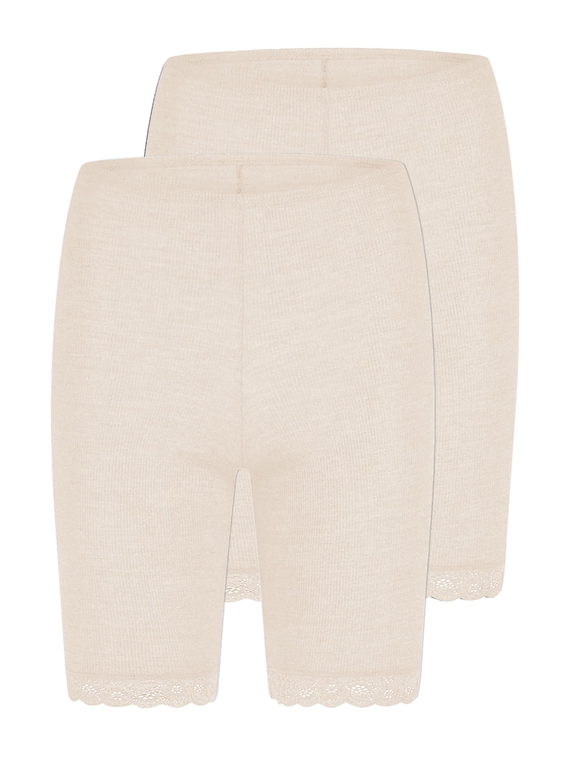 Nina von C. Slip 'Wool Silk'‌‌ in Beige: Vorderseite