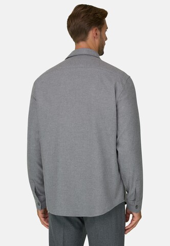 Boggi Milano Regular fit Overhemd in Grijs