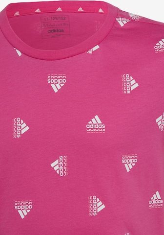 ADIDAS SPORTSWEAR Funktionsshirt 'Brand Love Print ' in Pink