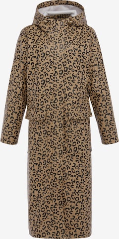 Manteau mi-saison faina en beige : devant