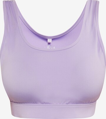 IZIA Bralette Top in Purple: front