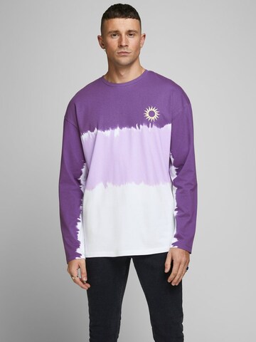 Coupe regular T-Shirt JACK & JONES en violet : devant