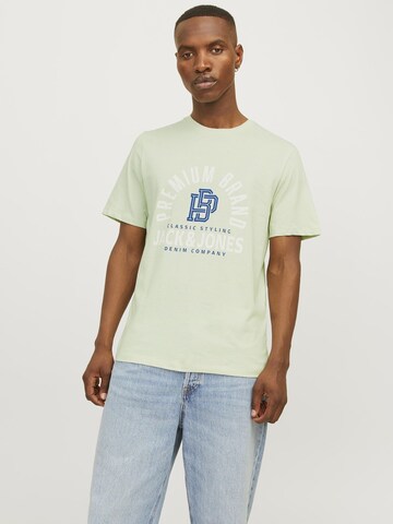 T-Shirt JACK & JONES en vert : devant