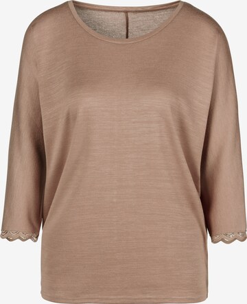 LASCANA Shirt in Beige: front