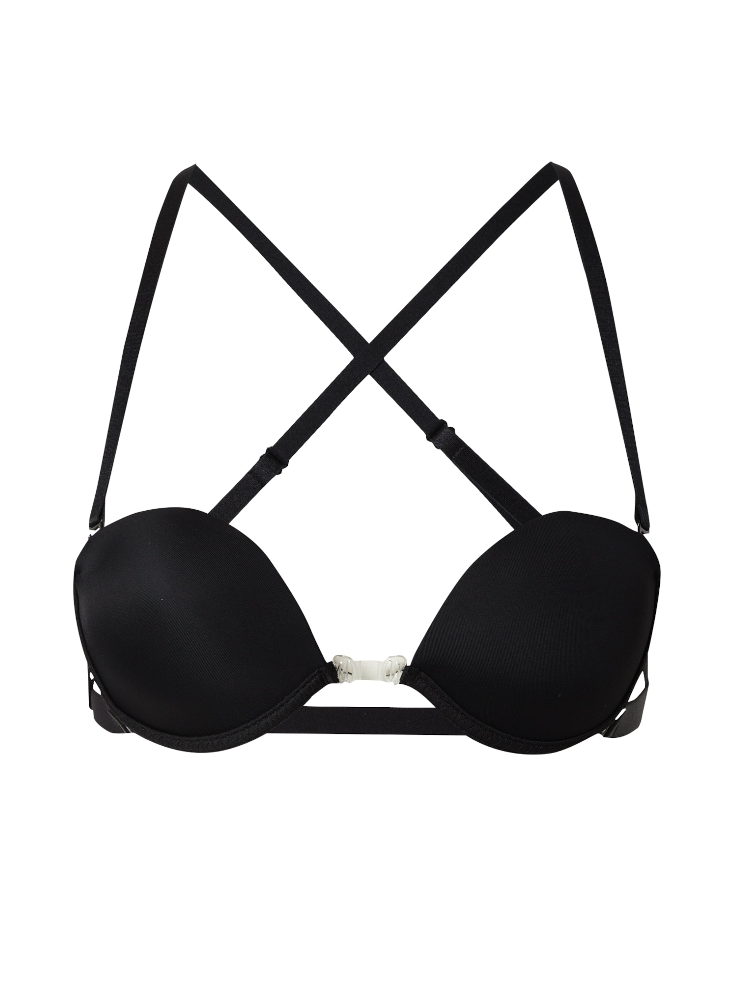 MAGIC Bodyfashion Balkonetové Podprsenka - Čierna: predná strana