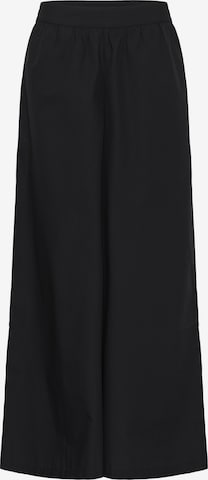 CULTURE Wide Leg Hose 'Jila Olena' in Schwarz: Vorderseite