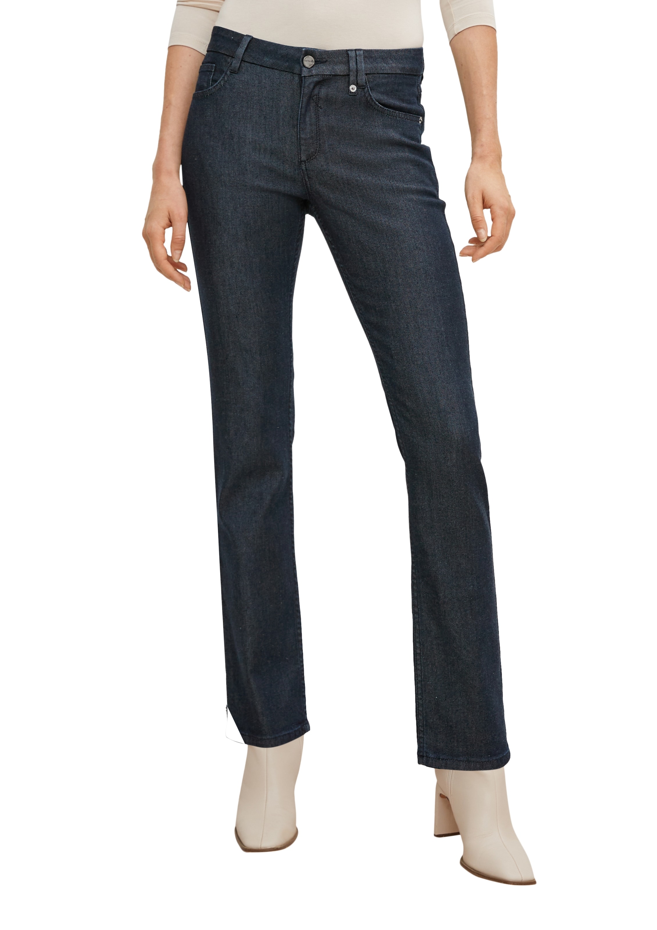 COMMA Regular Jeans in Blauw: voorkant