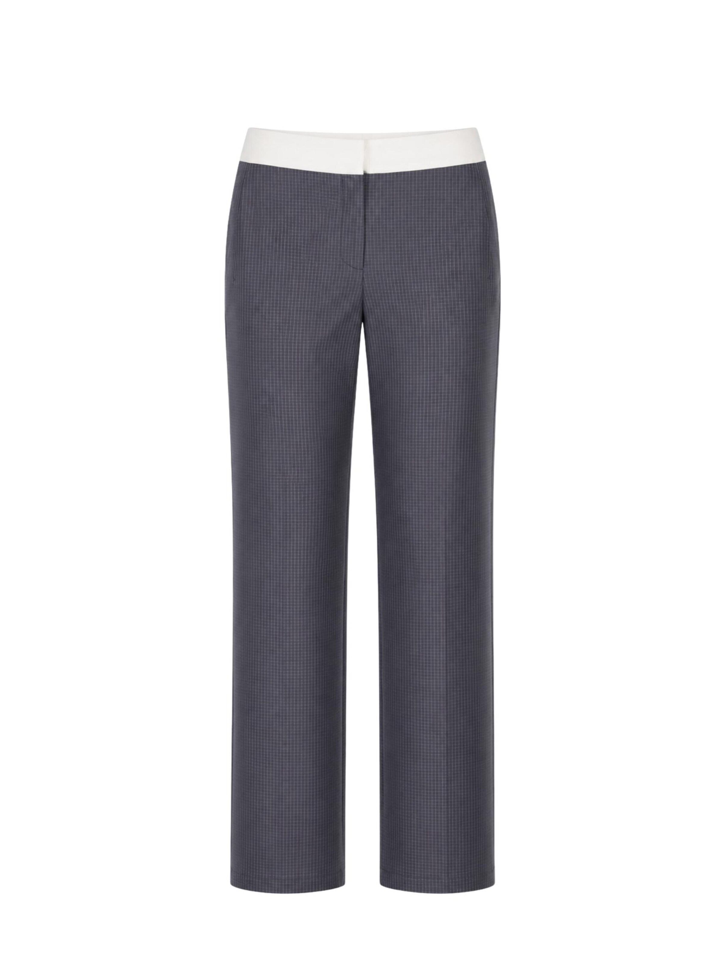 Regular Pantalon 'Mara Trousers' Christine on the clouds en bleu : devant