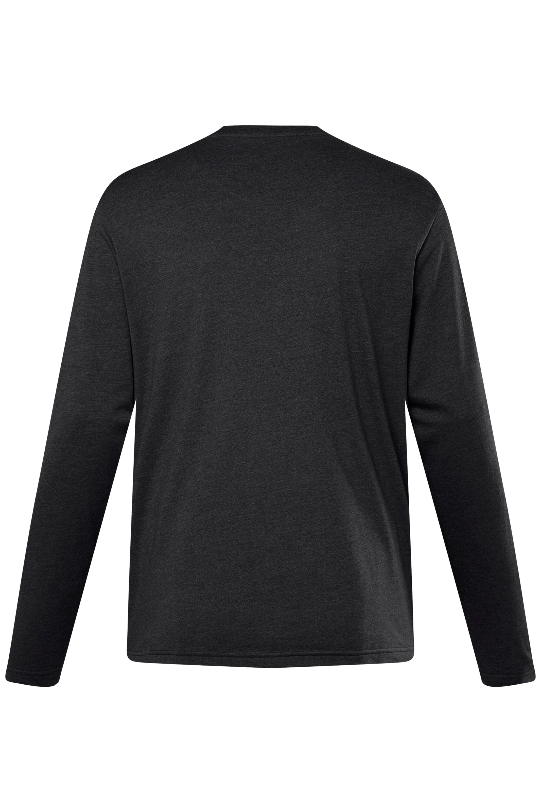 Men Plus Shirt in Schwarz