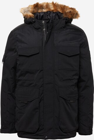 BURTON MENSWEAR LONDON Winter Jacket in Black: front