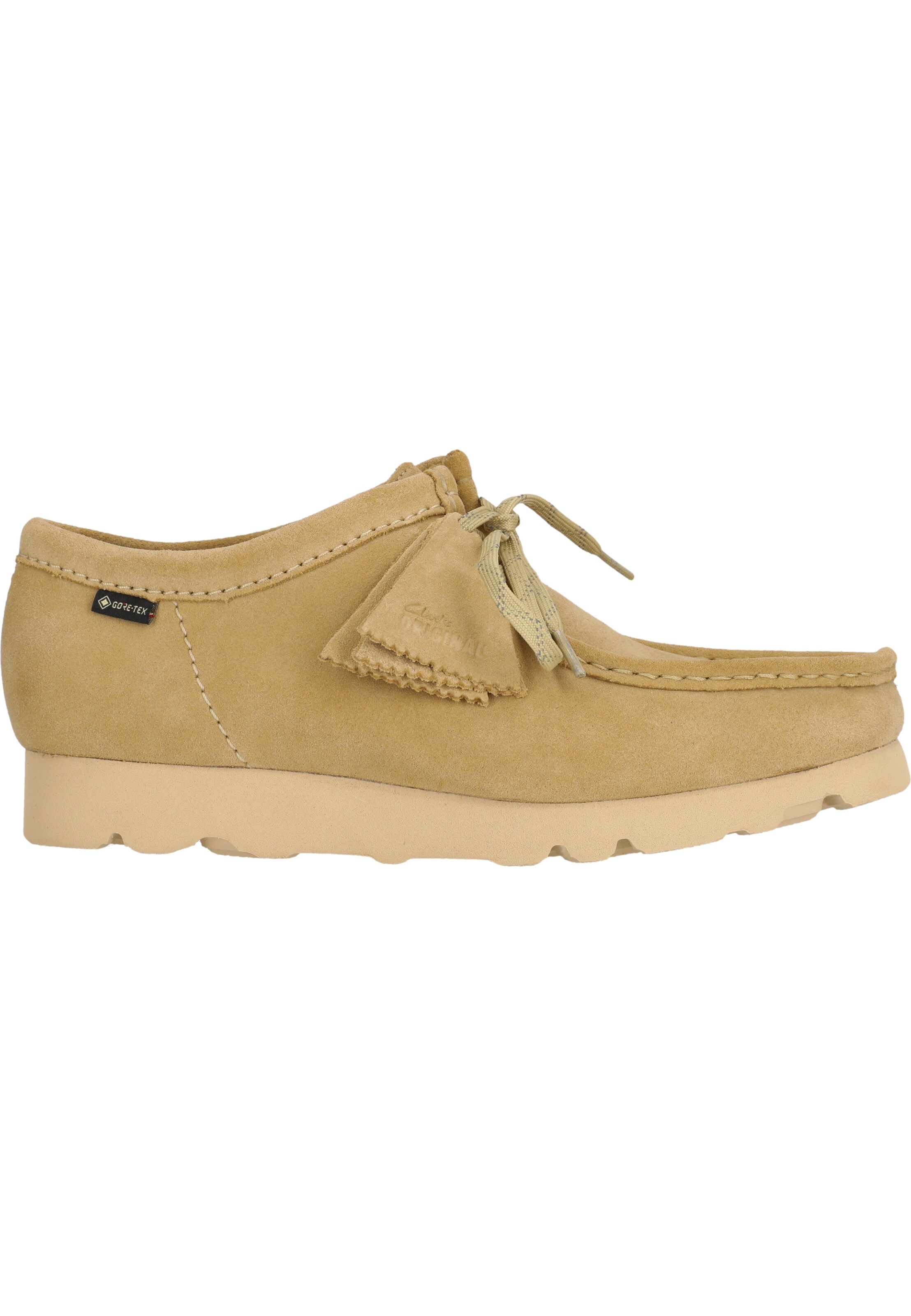 CLARKS Lace-up shoe 'WallabeeGTX' in Beige