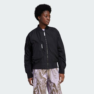 ADIDAS BY STELLA MCCARTNEY Übergangsjacke in Schwarz: predná strana