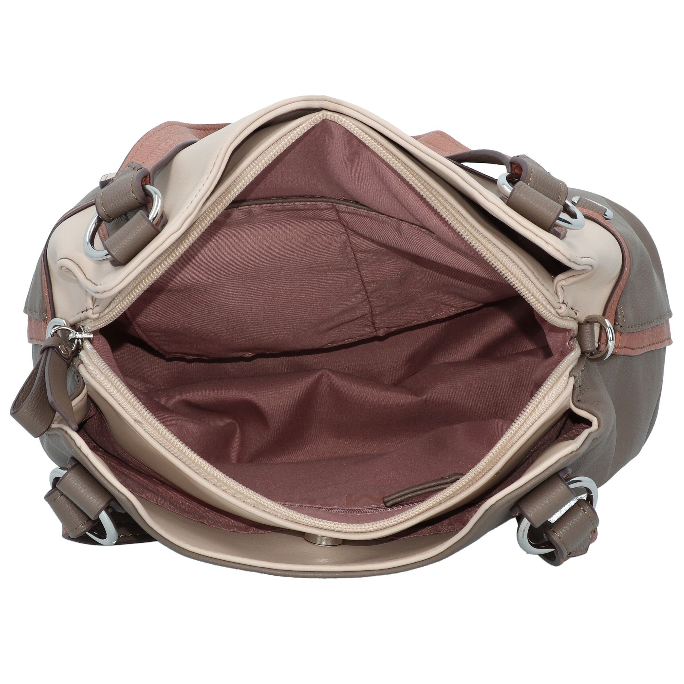TOM TAILOR Shoulder Bag 'Jule' in Brown