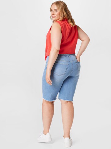 Slimfit Jeans 'Betty' de la SAMOON pe albastru