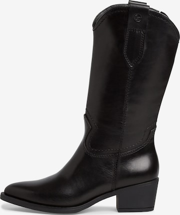 TAMARIS Cowboy boot in Black