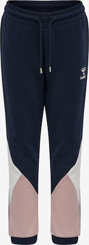 Hummel Regular Broek in Blauw: voorkant