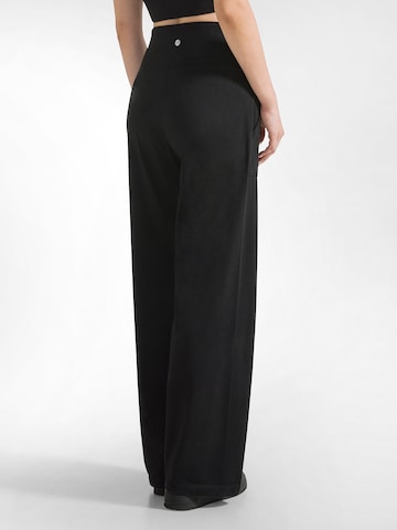 DEHA Wide Leg Hose in Schwarz