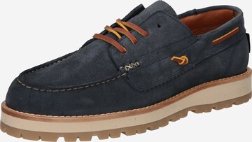 POMPEII Lace-Up Shoes 'BRISTOL' in Blue: front