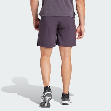 ADIDAS PERFORMANCE Regular Workout Pants in Purple