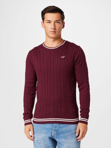 HOLLISTER - Pullover em vermelho: frente